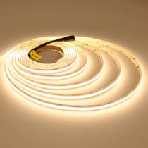 Luzes de faixa de LED JOYLIT 24V COB 5m 288LEDs/m 3000K branco quente