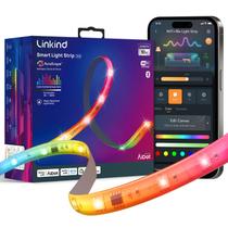 Luzes de faixa de LED Linkind EL8pro RGB 3m com Alexa Google Home Luzes de faixa de LED Linkind EL8pro RGB 3m com Alexa Google Home