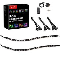 Luzes de faixa de LED Speclux PC endereçáveis RGB 42LEDs x2