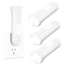 Luzes de falha de energia de emergência ROSSEX 4 em 1, 3 unidades brancas