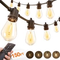 Luzes de Fio para Exterior Addlon 46m 48 LEDs com Controle Remoto e Regulagem de Intensidade Luzes de Fio para Exterior Addlon 46m 48 LEDs com Controle Remoto e Regulagem de Intensidade