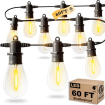 Luzes de Fio para Exterior Jerritte 18 LED 18,3m à Prova d'Água