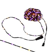 Luzes de fita LED para celebrações: 100 quilates, laranja/roxo, que mudam de cor