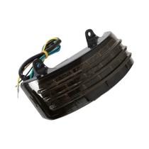 Luzes De Freio Traseiras Tri-Bar LED Com Lente Fumê Para Motocicletas Harley Touring Street Road