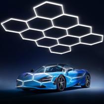 Luzes de garagem hexagonais Litezone 329W 39480LM, 47Pack 6500K