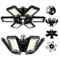 Luzes de garagem LED Aoretic 180W 18000LM 6500K, pacote com 2