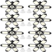 Luzes de garagem LED LUCORUSC, pacote com 8 200W 6500K 22000LM