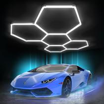 Luzes de garagem Litezone Hexagon 168W, pacote com 25, 6500K, Super Bright Luzes de garagem Litezone Hexagon 168W, pacote com 25, 6500K, Super Bright