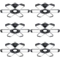 Luzes de garagem XINGHUANLIT 200W 20000LM LED de teto 6500K, pacote com 6