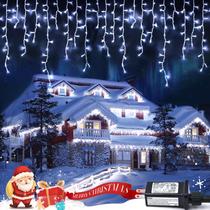 Luzes de gelo de Natal JMEXSUSS 800 LED à prova d'água ao ar livre