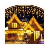 Luzes De Gelo Solares Impermeáveis Para Exterior 35m 7m 8 Modos Luzes De Natal Para Decoração De