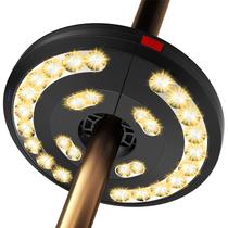 Luzes de guarda-chuva de pátio recarregáveis Eletorot 28 LED 3 modos Luzes de guarda-chuva de pátio recarregáveis Eletorot 28 LED 3 modos