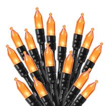 Luzes de Halloween ao ar livre Brightown, pacote com 2, 39 pés, 100 LED, laranja Luzes de Halloween ao ar livre Brightown, pacote com 2, 39 pés, 100 LED, laranja