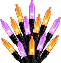 Luzes de Halloween Brightown 39 pés 100 LED Fairy Lights laranja/roxo Luzes de Halloween Brightown 39 pés 100 LED Fairy Lights laranja/roxo