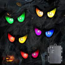 Luzes de Halloween Ghost Eyes Ishabao, luz de Halloween com