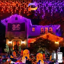 Luzes de Halloween JMEXSUSS 400 LED que mudam de cor 38,8 pés