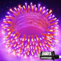 Luzes de Halloween JMEXSUSS 66FT 200 LED roxo laranja