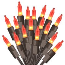 Luzes de Halloween ODEETRONIC Laranja 6,6 m 100% incandescentes