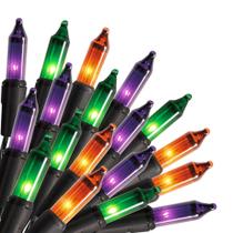 Luzes de Halloween TW SHINE Roxo Laranja Verde 20m 100 LEDs