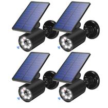 Luzes de inundação Solar Motion CAHOUGSMT 2000LM IP67, pacote com 4 Luzes de inundação Solar Motion CAHOUGSMT 2000LM IP67, pacote com 4
