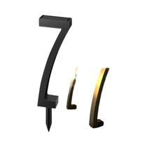 Luzes De Jardim LED Solares Para Exterior, À Prova d'Água IP65, Holofote Para Caminhos, Quintal,