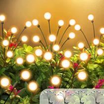 Luzes de jardim Solar Firefly ULAIYO 8 LED à prova d'água