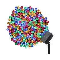 Luzes De Jardim Solares Para Exterior Em 8 Cores, Lâmpada De Fada LED RGB Roxa Quente, Decoração De