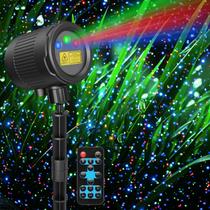 Luzes de Laser de Natal JSTPRO RGB - 3 Cores para Interiores e Exteriores Luzes de Laser de Natal JSTPRO RGB - 3 Cores para Interiores e Exteriores