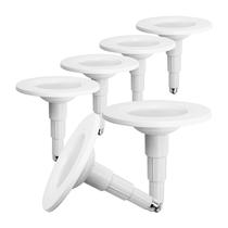 Luzes de lata LED Jolux 5/6" ajustáveis 12W 4000K, pacote com 6