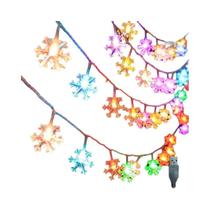 Luzes De LED Em Forma De Floco De Neve Para Interior E Exterior, Cordão USB, Decoração Para Quarto,