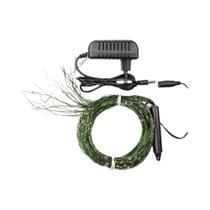 Luzes De Natal Ao Ar Livre Com Fios Verdes LED Em Forma De Cascata Para Decoração De Festas Luzes De Natal Ao Ar Livre Com Fios Verdes LED Em Forma De Cascata Para Decoração De Festas