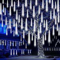 Luzes de Natal ao ar livre JOYIN 8 tubos 192 LED 30cm Luzes de Natal ao ar livre JOYIN 8 tubos 192 LED 30cm