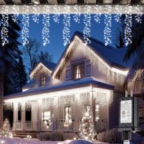 Luzes de Natal Brightown Cluster Icicle 20m 1125 LED Luzes de Natal Brightown Cluster Icicle 20m 1125 LED