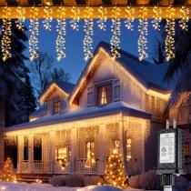 Luzes de Natal Brightown Cluster Icicle 20m 1125 LED Luzes de Natal Brightown Cluster Icicle 20m 1125 LED
