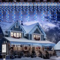 Luzes de Natal Brightown Cluster Icicle 20m 1125 LED Luzes de Natal Brightown Cluster Icicle 20m 1125 LED