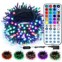 Luzes de Natal Brizled 200 LED RGB 20m com controle remoto