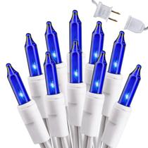 Luzes de Natal Brizled Blue 21m 300 Mini Incandescent Luzes de Natal Brizled Blue 21m 300 Mini Incandescent