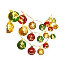Luzes De Natal Em Cordão Amarelas, Vermelhas E Verdes Com Bateria, 1,5m, 10 LEDs, Decoração Para Luzes De Natal Em Cordão Amarelas, Vermelhas E Verdes Com Bateria, 1,5m, 10 LEDs, Decoração Para