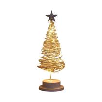 Luzes De Natal Em Forma De Estrela Espiral De Metal Para Decoração De Sala De Estar Em Casa, Lâmpada