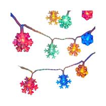 Luzes De Natal Em Forma De Floco De Neve LED Com Bateria Para Decoração De Jardim, Casamento, Festa,