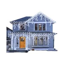 Luzes De Natal Em Forma De Gelo Para Exterior, 8 Modos Para Decoração De Cortinas, Quartos,