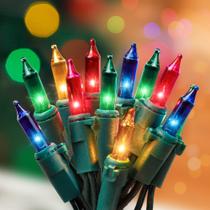 Luzes de Natal Hopolon Multicolor, pacote com 2 unidades, 4 m e 50 unidades