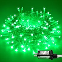 Luzes de Natal JMEXSUSS Green 66 pés 200 LED para exterior e interior
