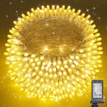 Luzes de Natal Jnaurb 338Ft 1000 LED Outdoor Warm White Luzes de Natal Jnaurb 338Ft 1000 LED Outdoor Warm White