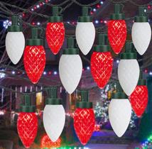 Luzes de Natal KAQ C9 - À Prova D'Água, 50 LEDs, 15m (2 Unidades)