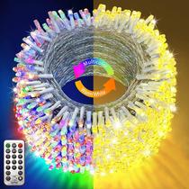 Luzes de Natal KNONEW 472 pés 1200 LED que mudam de cor