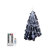 Luzes De Natal LED À Prova d'Água Para Árvores Externas USB 2/3M 8 Modos Luzes De Fada Para Jardim