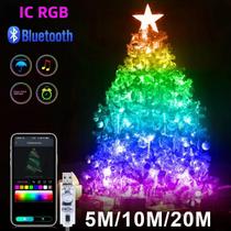 Luzes de Natal LED Bluetooth Smart - Cortina de Fada Endereçável (20m, 10m, 5m) Luzes de Natal LED Bluetooth Smart - Cortina de Fada Endereçável (20m, 10m, 5m)