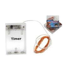 Luzes De Natal LED De 2M Com Bateria, 20 Lâmpadas, Timer, Fio De Cobre, Decorações Para Casamentos E Luzes De Natal LED De 2M Com Bateria, 20 Lâmpadas, Timer, Fio De Cobre, Decorações Para Casamentos E