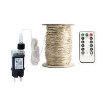 Luzes De Natal LED De 50M 100M Com Fio Prateado, Luzes De Fada Para Decoração De Casamento E Festas Luzes De Natal LED De 50M 100M Com Fio Prateado, Luzes De Fada Para Decoração De Casamento E Festas